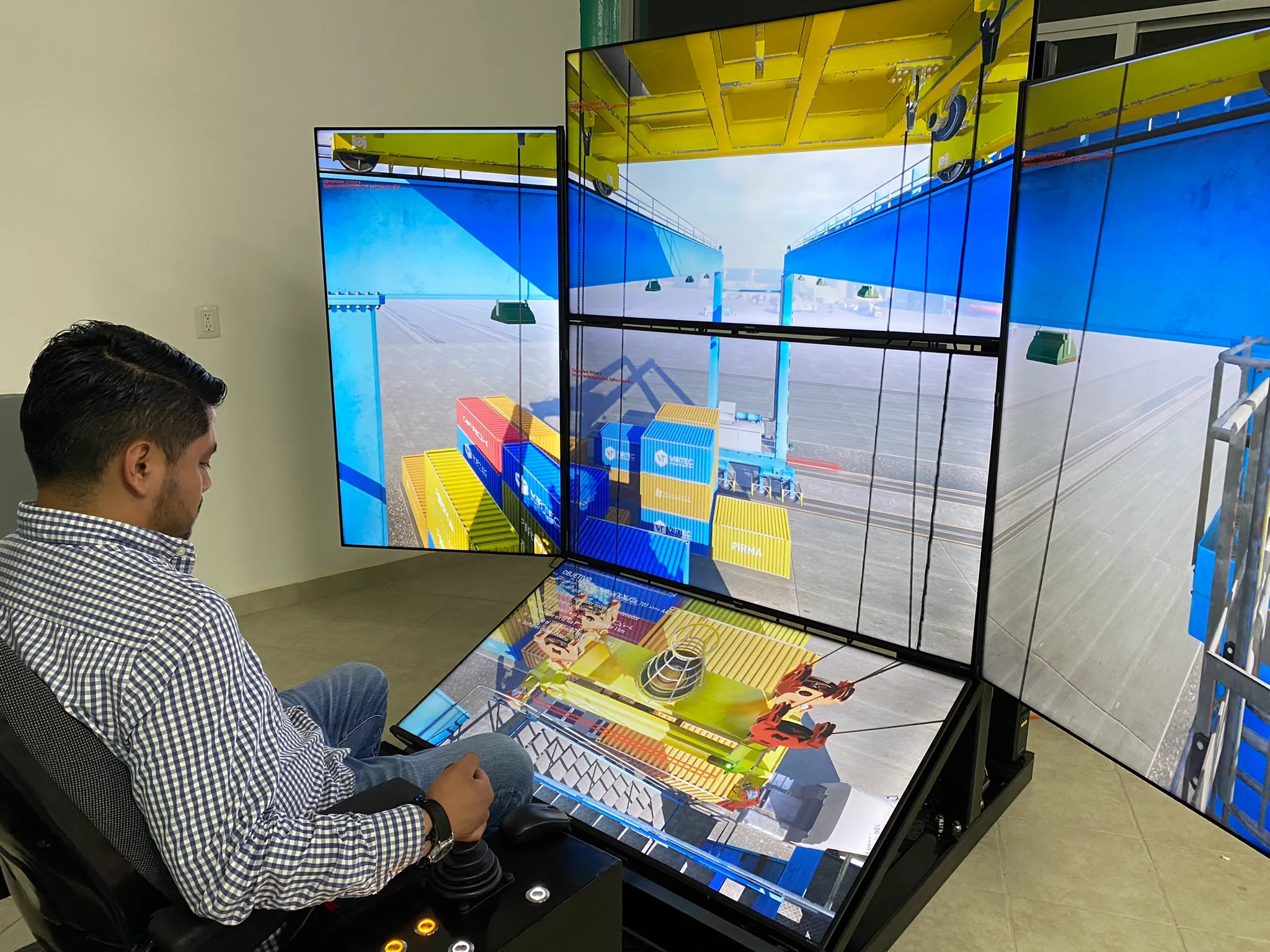RTG Crane Simulator Setup